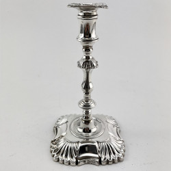 Pair of Late Victorian Sterling Silver Tapersticks
