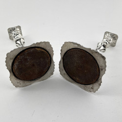 Pair of Late Victorian Sterling Silver Tapersticks