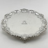 Good Quality 25.4cm (10") Late Victorian Sterling Silver Salver