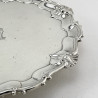 Good Quality 25.4cm (10") Late Victorian Sterling Silver Salver