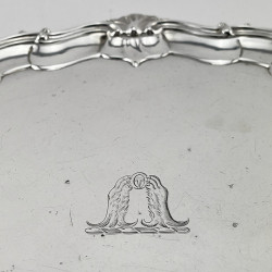 Good Quality 25.4cm (10") Late Victorian Sterling Silver Salver