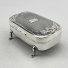Beautiful Rectangular Sterling Silver Jewellery Box