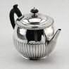 Charming Victorian Sterling Silver Bachelor Size Tea Pot (1881)