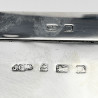 Stylish Plain Large Rectangular Sterling Silver Cigar or Trinket Box