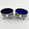 Pair of Georgian Robert Hennell Sterling Silver Salts (1775)