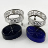 Pair of Georgian Robert Hennell Sterling Silver Salts