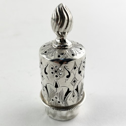 Decorative Victorian Nathan & Hayes Sterling Silver Sugar Caster