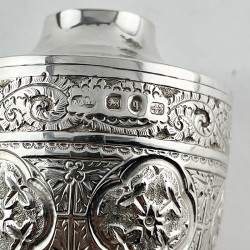 Decorative Victorian Nathan & Hayes Sterling Silver Sugar Caster