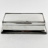 Mappin & Webb Rectangular Edwardian Sterling Silver Cigar or Trinket Box (1905)