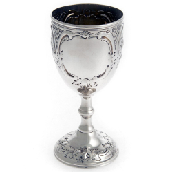 Victorian Silver Goblet...