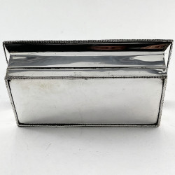 Mappin and Webb Edwardian Sterling Silver Cigar or Trinket Box