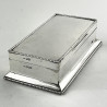 Mappin and Webb Edwardian Sterling Silver Cigar or Trinket Box