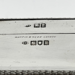 Mappin and Webb Edwardian Sterling Silver Cigar or Trinket Box