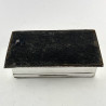 Mappin and Webb Edwardian Sterling Silver Cigar or Trinket Box