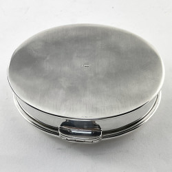 Quality Asprey & Garrard Sterling Silver Boxed Jewellery Box