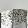 Victorian Sterling Silver Aesthetic Style Engraved Decorated Goblet