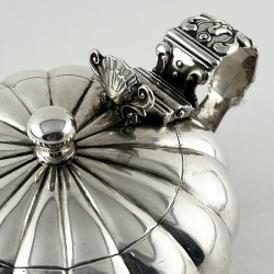 Very Fine Quality Georgian Sterling Silver Mustard Pot