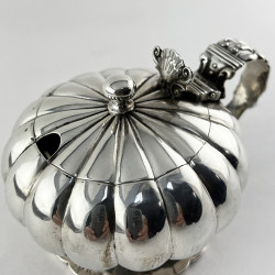 Very Fine Quality Georgian Sterling Silver Mustard Pot