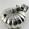 Very Fine Quality Georgian Sterling Silver Mustard Pot