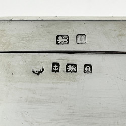 Smart Good Quality Plain Rectangular Sterling Silver Box