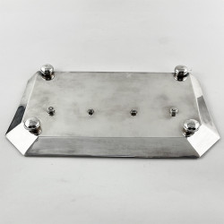 Superb Quality and Stylish Sterling Silver Desk Two Bottle Inkstand