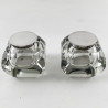 Superb Quality and Stylish Sterling Silver Desk Two Bottle Inkstand