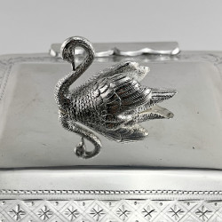 Impressive Victorian Silver Plated Butter or Sardine Dish