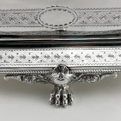 Impressive Victorian Silver Plated Butter or Sardine Dish