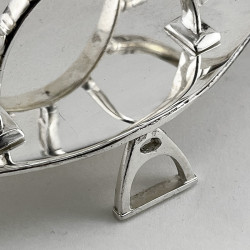 Unusual Victorian Novelty Silver Plated Toast Rack