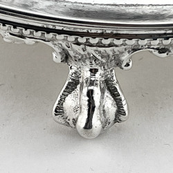 Impressive Large Oval Victorian Silver Plated Biscuit Box