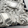 Ornate Victorian Sterling Silver Photo Frame in Shaped Form