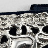 Pretty Square Edwardian Sterling Silver Photo Frame