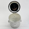 Handsome Victorian Silver Plated Biscuit Box in a Circular Form