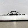 Rectangular Sterling Silver Photo Frame with Plain Silver Border