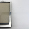 Rectangular Sterling Silver Photo Frame with Plain Silver Border
