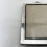 Rectangular Sterling Silver Photo Frame with Plain Silver Border