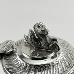 Superb Quality Late Victorian Silver Plated and Cut Glass Claret Jug