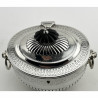 Charming Georgian Style Victorian Sterling Silver Tea Caddy