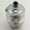 Charming Georgian Style Victorian Sterling Silver Tea Caddy