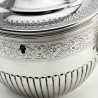 Charming Georgian Style Victorian Sterling Silver Tea Caddy