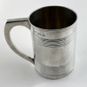 Very Good Quality Victorian Sterling Silver Pint Mug (1861)