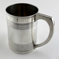 Very Good Quality Victorian Sterling Silver Pint Mug