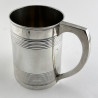 Very Good Quality Victorian Sterling Silver Pint Mug