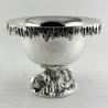 Rare and Unusual Victorian Silver Plated Novelty Ice Pail
