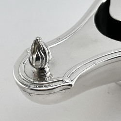 Victorian Silver Plated Spoon Warmer in the Style of an Aladdin's Lamp