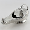 Victorian Silver Plated Spoon Warmer in the Style of an Aladdin's Lamp