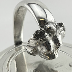 Victorian Silver Plated Spoon Warmer in the Style of an Aladdin's Lamp