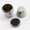 Good Condition Georgian Sterling Silver Nutmeg Grater
