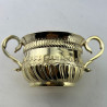 Beautiful Boxed Set of Victorian Gilt Sterling Silver Salts