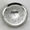 Round George III Sterling Silver Salver